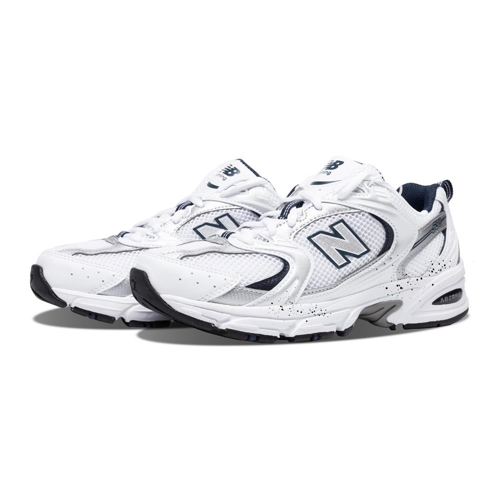 New Balance NB 530 Нескользящие, Износостойкие, Дышащие Низкие Беговые Кроссовки Унисекс Серебристые MR530SG(Команда348-)