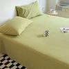 Однотонная мягкая простыня и покрывало для кровати для детей, односпальная, двуспальная, студенческое общежитие
