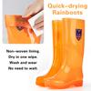2024 Hot Sale Custom Knee-High Rubber Boots Ladies Safety Work Wellies