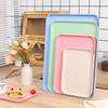 Rectangular Nordic Plastic Tea Tray for Home, Hotel, Living Room, Coffee Shop, Restaurant, Kindergarten.