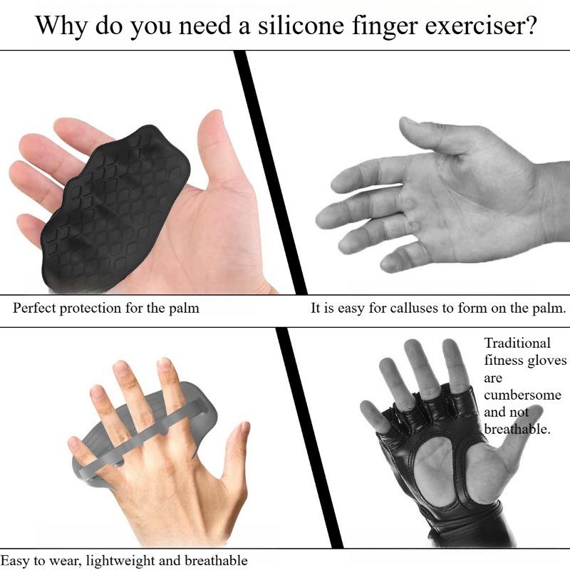 1 ПАРА Эспандер для пальцев Взрывной Тяжелая атлетика Нескользящий Фитнес-хват