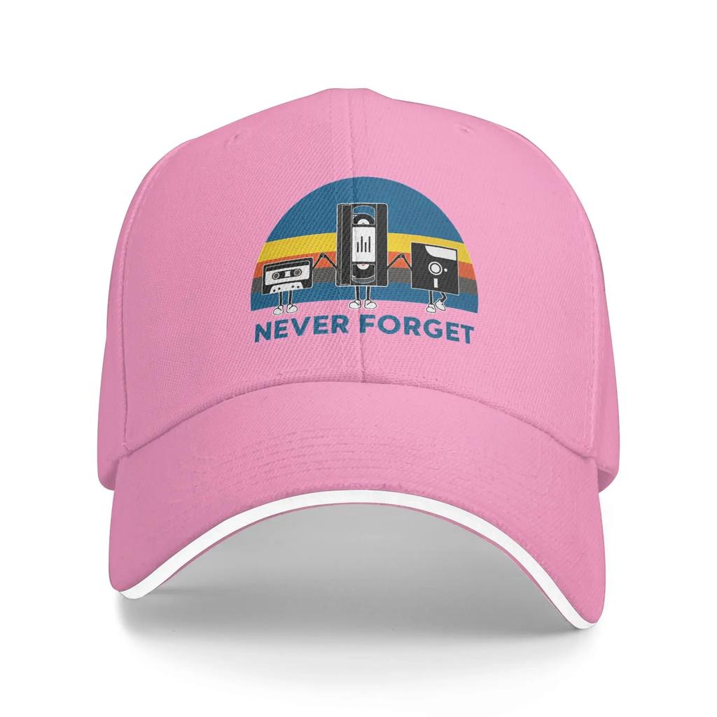 Never Forget Sarcastic Casual Baseball Cap Summer Trucker Hat Sun Visor Hunting Hip Hop Hats UnisexTeens Fashion Baseball Caps