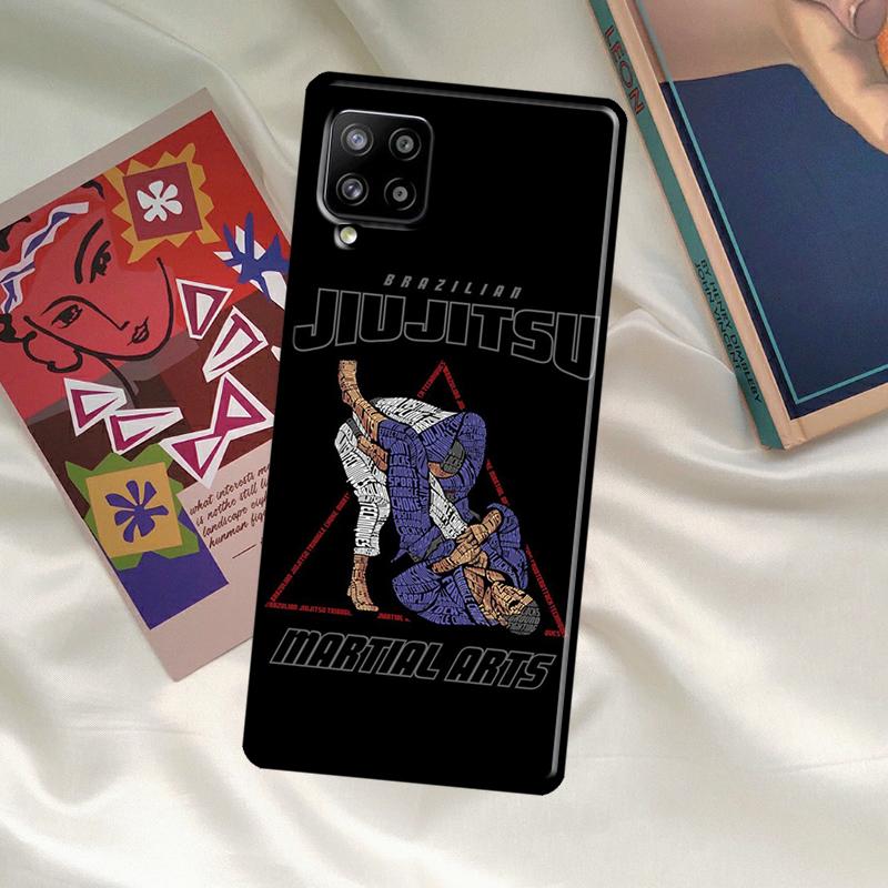 Чехол для Samsung Galaxy A52 A32 A12 A33 A06 A16 A26 A36 A56 A15 A53 A13 A34 A54 A14 A35 A55 с рисунком Дзюдо джиу-джитсу BJJ Бразильское