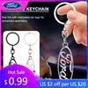Car Sticker Car Key Chains Keyring Pendant Metal Keychain Holder Auto Accessories For Ford Focus Mondeo Ecosport Ranger Fiesta F