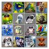 Diy 5D Алмазная картина Вышивка крестом Мультфильм животных Алмазная вышивка Мозаика Подарок
