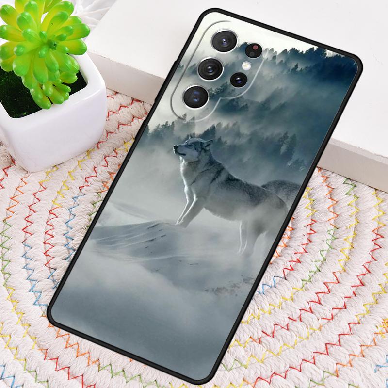 Чехол для телефона Animal The Wolf Howl print для Samsung Galaxy note 10 pro S26 Ultra S23 S24 FE S25 S21 S22 PLUS ударопрочный