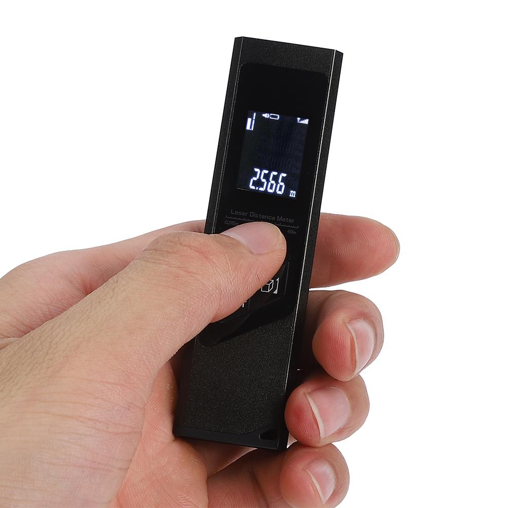 Hand‑Held Aluminum Alloy Infrared Distance Meter 40m Range Finder Measuring Tool for Site