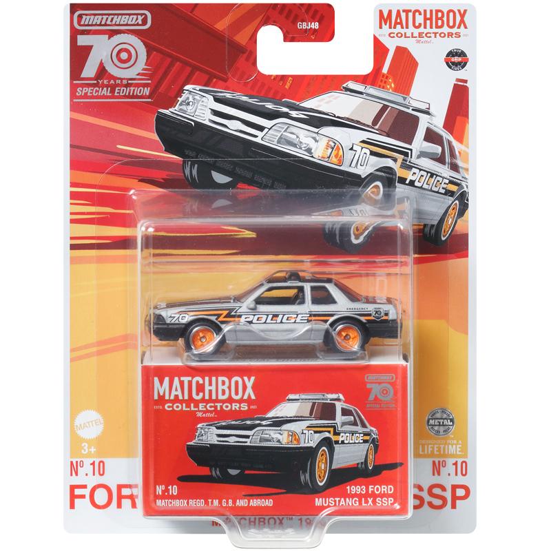 Новая горячая модель машинки Matchbox из сплава Коллекция 70-летия Gbj48 Предмет для коллекционера Модель Подарки на день рождения Коллекционные игрушки Подарки на Рождество