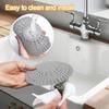 Round Shape Floor Drain Cover Hair Clean Up Shower Drain Pad  Kitchen Bathroom Accessories