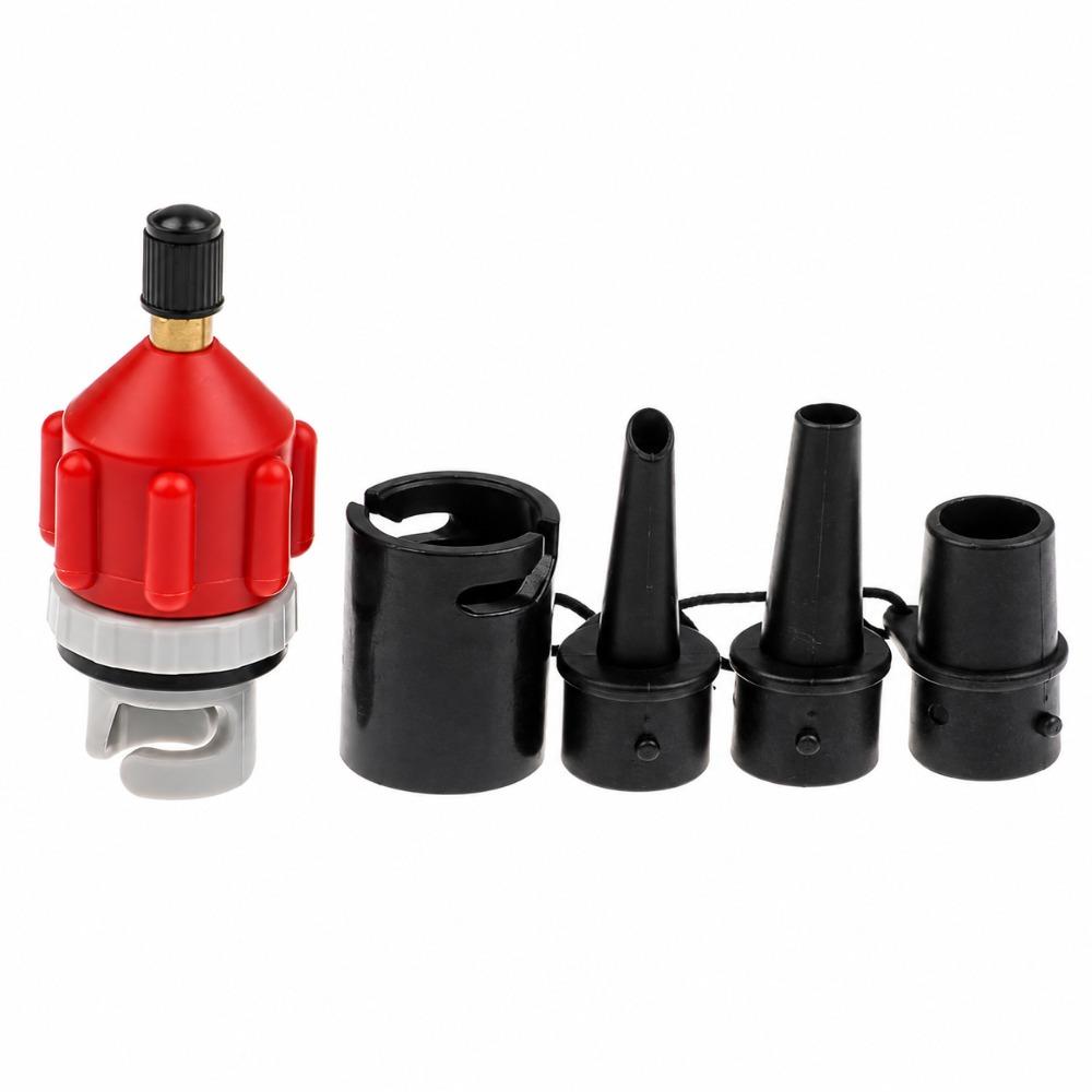 1Set PVC ABS Inflatable Pump Adapter Strong Sealing Pump Valve Adapter  for Inflatable Pool Air Bed