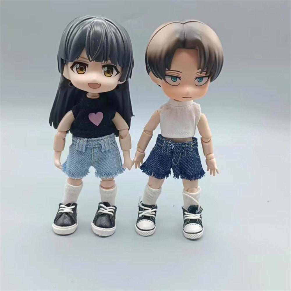 Fashion Dolls Wear Shorts Handmade Doll Rompers Clothes  for 1/12 BJD Dolls/for 1/11OB11 Dolls
