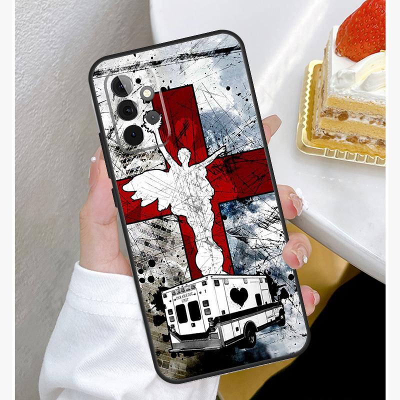Чехол Funda для скорой помощи EMT EMS для Samsung Galaxy A52 A32 A12 A14 A34 A54 A51 A71 A53 A33 A13 A15 A25 A35 A55
