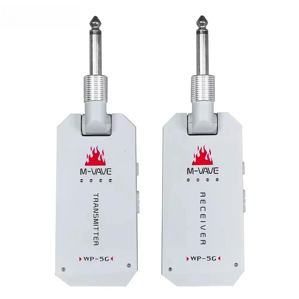 WP-5G Беспроводная гитарная система/5,8G/Перезаряжаемый аудиопередатчик-приемник/Кабель Type C /для аксессуара гитарного усилителя