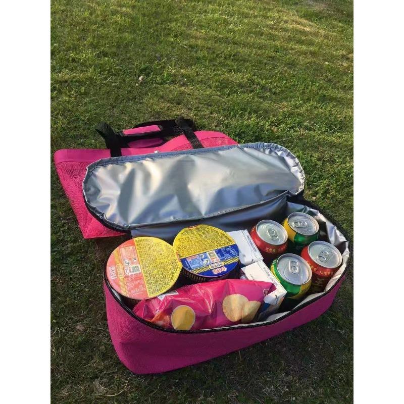 Сумка для пикника на открытом воздухе, пляжная изоляция, сумка для свежего льда, сетчатая пляжная сумка, креативный многофункциональный мешок для льда