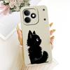 For Realme Note 80 RMX5388 Cute Cat Flower Cartoon Phone Case For Realme Note80 4G Soft Silicone Covers Bumpers