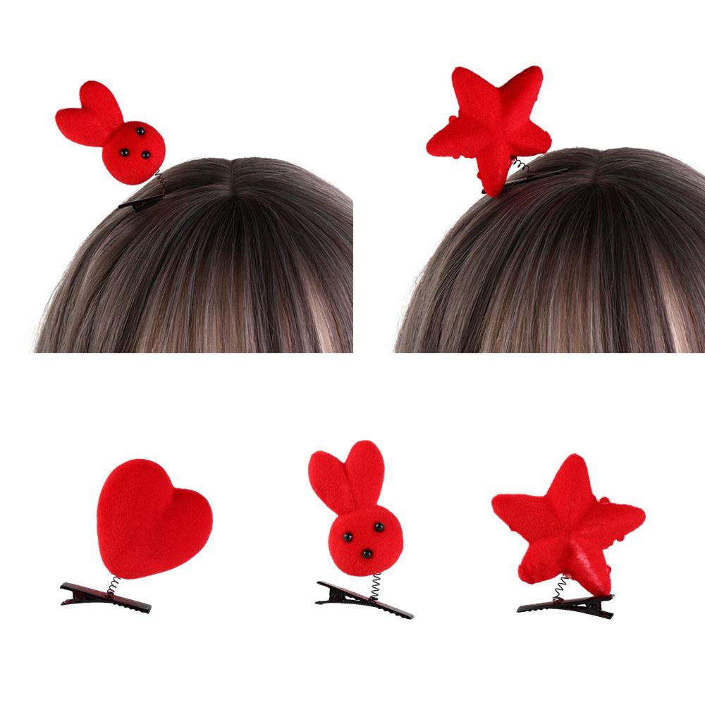 Star Chicken Barrettes Rabbit Duck Hair Clip Creative   Party