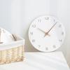 Creative Watch Nordic Wall Clock Living Room Modern and Simple Household Silent and Atmosphere Wooden Fashion Clock Wall Watch