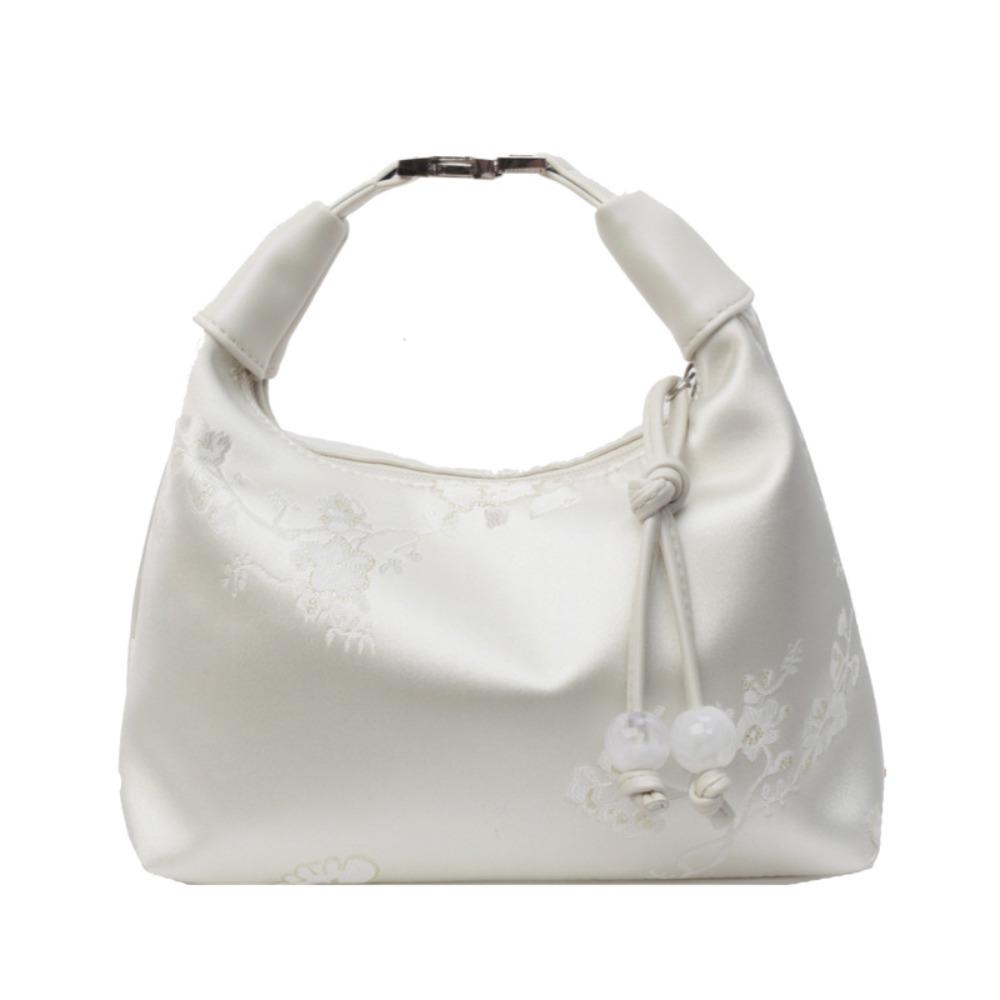 Embroidered Chinese Style Handbag Canvas Cheongsam Bag Casual Hanfu Embroidery Handbag Wedding