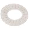 Toilet Seat Cover Thickened Washable Soft Material Keep Warm Skin Friendly Durable Exquisite Color Toilet Seat CushionBeige