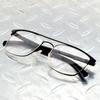 Rectangle Titanium Alloy Double Bridge Black Pilot Men Optical Glasses Frame Eyeglasses Eyeframe Eyewear