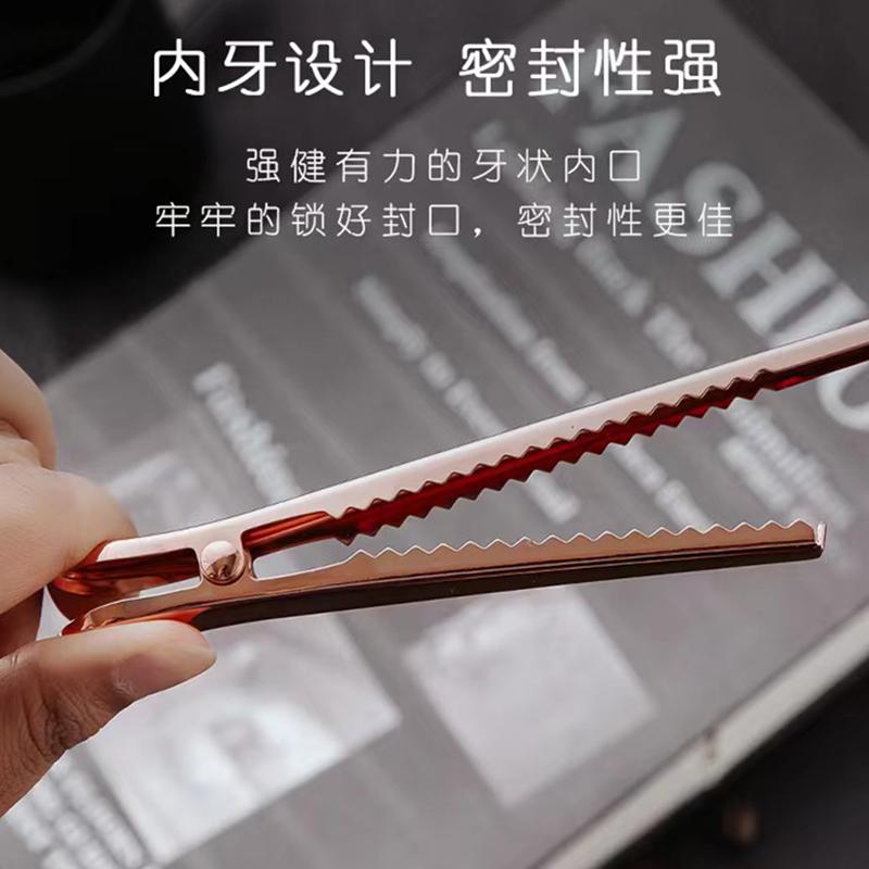 2 в 1 ложка-лопатка для кофе из нержавеющей стали с зажимом для герметизации, серебряные кухонные принадлежности с зажимом для герметизации, кухонные принадлежности в подарок