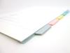 KOKUYO File Index Divider Cards, PP, A4, 5 Tabs, 2 Holes, 5 Sets, Shiki-P30