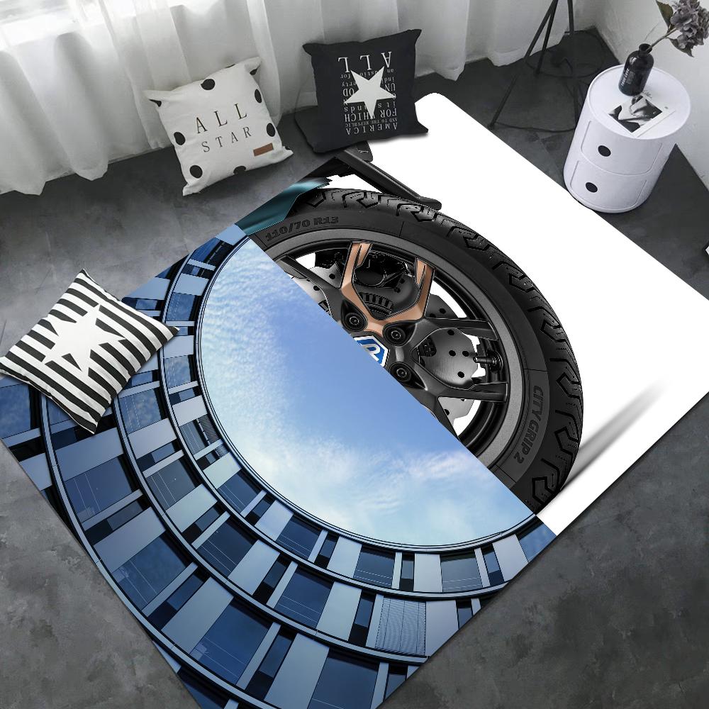 P-piaggio Logo Hallway Carpet Rectangle Anti-slip Home Soft Badmat Front Door Indoor Outdoor Mat Doormat Area Rug