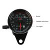 12V Motorcycle 13000 RPM Tachometer Km/h Speedometer Dual Odometer Gauge with LED Backlight Signal Lights