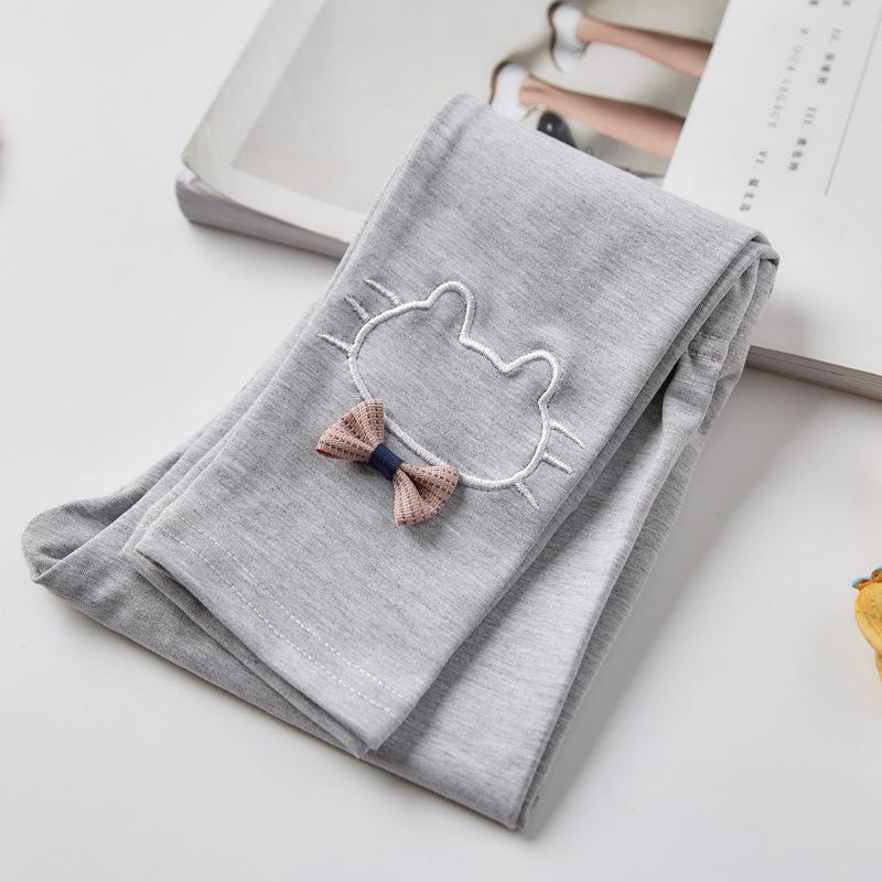 Леггинсы для девочек Детские тонкие укороченные брюки с рисунком Верхняя одежда для малышей