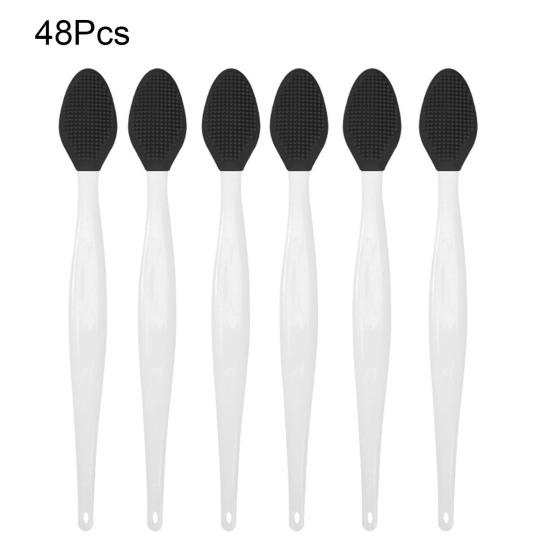 Силиконовая щетка для скрабирования губ, двусторонняя, эксфолиатор для губ для осветления темных