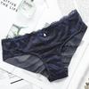 European and American Style Lace Underwear with Cotton Crotch Hollowed-out Breathable Mid-waist Women's Briefs