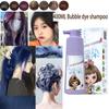 Botanical Hair Dye Shampoo Permanent  Bubble Dye Botanical Hair Dye Cream Shine Soft Repair Hair Ammonia-free Formula