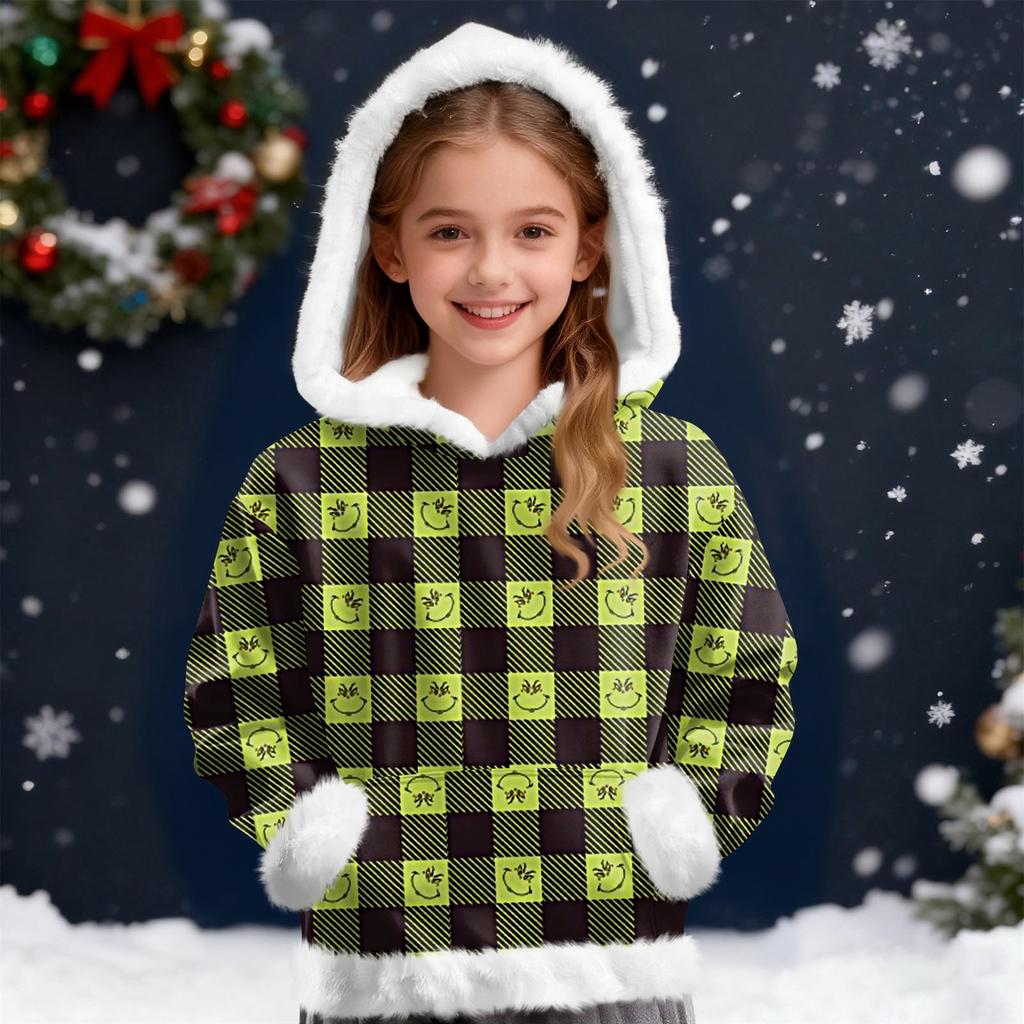 Детский свитшот для девочек и мальчиков, с длинным рукавом, легкая повседневная толстовка с капюшоном, свободный удобный свитшот