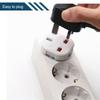 Europe European Wall Socket Travel Adapter Socket Plug Outlet Connector UK to EU Converter