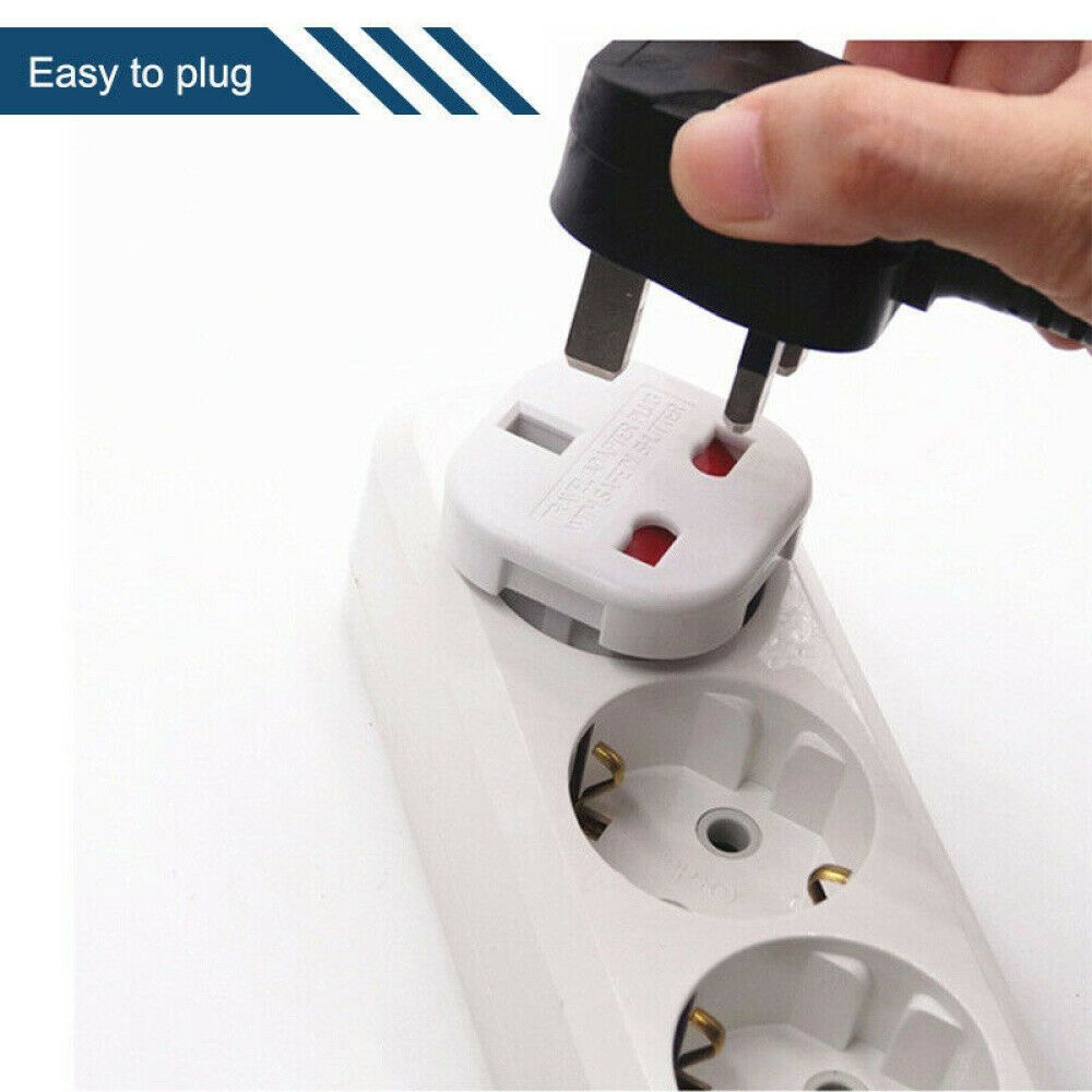 Europe European Wall Socket Travel Adapter Socket Plug Outlet Connector UK to EU Converter