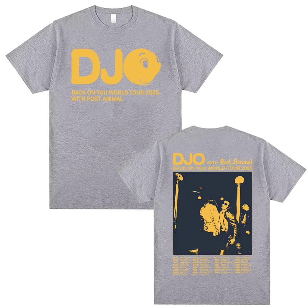 Djo Back on You World Tour Graphic Tshirts Unisex Women Clothing Fashion High Street Tshirt Casual Cotton Oversized Y2K Top