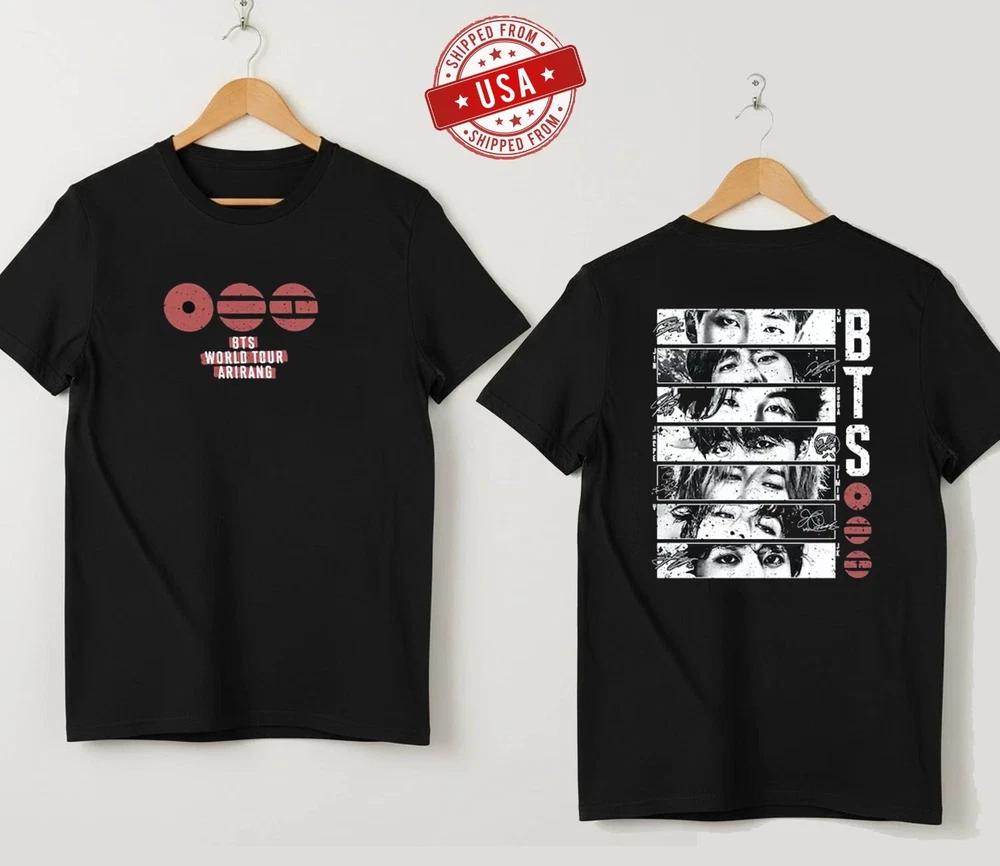 Bts World Tour Arirang 2026 Tshirt Kpop Merch