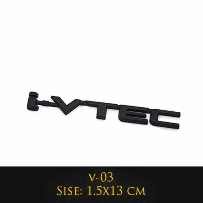 3D Металлическая Буквенная Наклейка Значок Ivtec Стиль Автомобиля Для Civic Логотип Автомобиля Задняя Крышка Багажника Наклейки Наклейки Авто Аксессуары