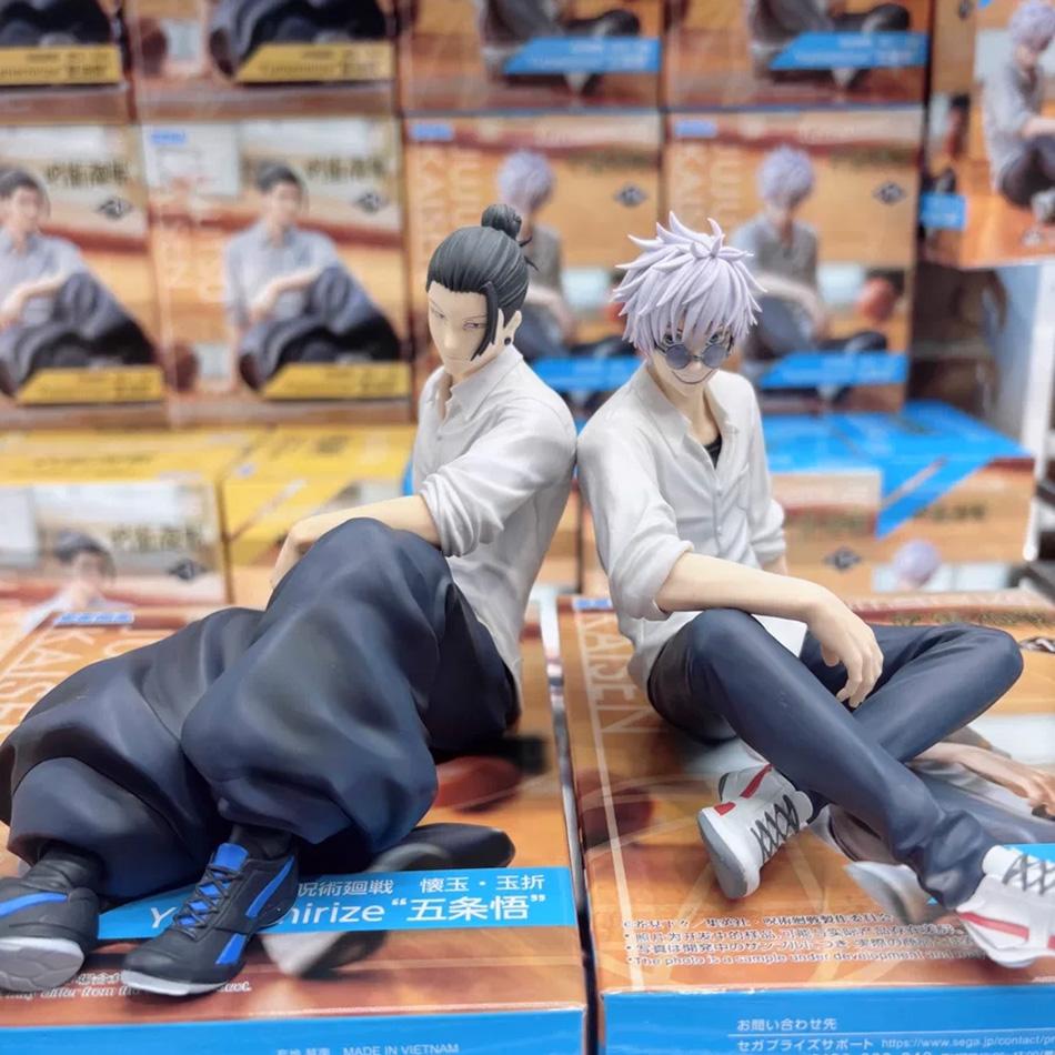 Jujutsu Kaisen Сатору Годжо и Сугуру Гэто Фигурка-стоппер для лапши 10 см ПВХ Коллекционная модель