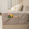 Sofa Handrail Cover Cloth Widened Imitation Linen Dust Towel Cover Pad Universal For Summer Non -Slip Towel
