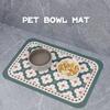 1Pc Premium Waterproof Non-Slip Pet Food Mat-Easy Cleaning,Durable,and Protective Design Pvc Material for Dog and Cat Supplies