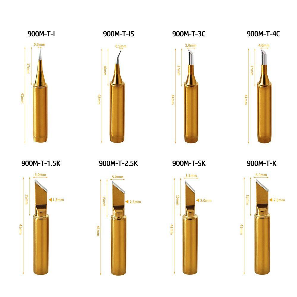 Бессвинцовые 936 900M Паяльные жала Бескислородная медная паяльная головка Головка паяльника для Hakko/Atten