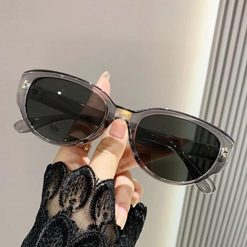 Женские модные солнцезащитные очки «кошачий глаз», ретро солнцезащитные очки UV400, защитные очки, модные уличные очки для путешествий, Oculos De Sol