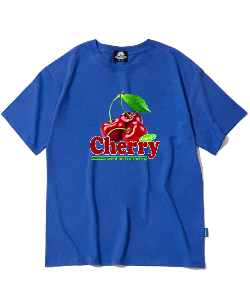 TRIPSHION Triple Cherry Graphic T-Shirt - 8 Colors (Type B)
