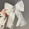 New Lace Rhinestone Bow Tie Hairpin Dual Purpose College Style Professional Shirt Bank El Flight Attendant Collar Accessories