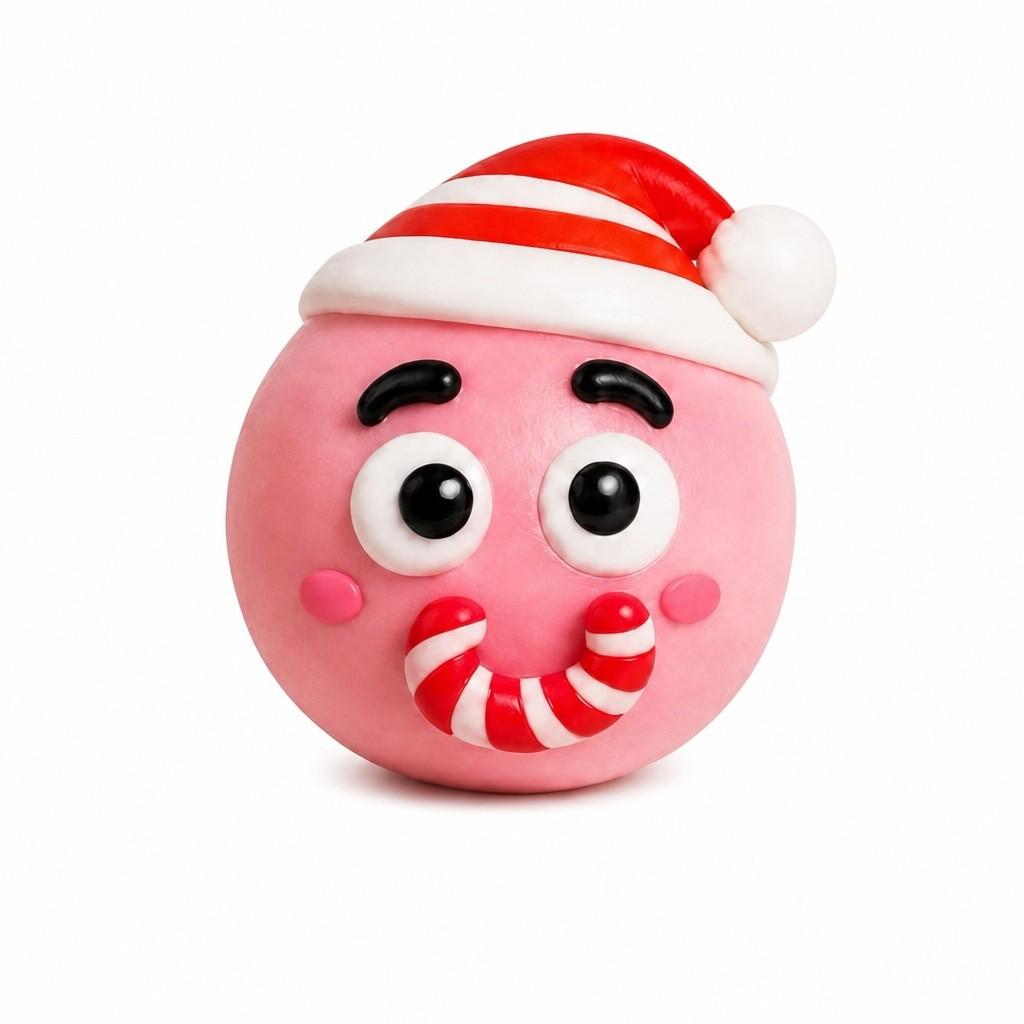 Christmas Deer Stress Relief Toy With Diy Face For Kids And Adults