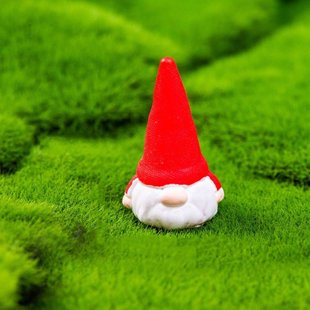 Resin Mini Gnome Figurines Mushroom Pumpkin Desktop Knick-knack Garden Elf  Easter Christmas