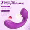 Wearable Clitoral Sucker Slapping Vibrator Female Masturbator G-Spot Anal Stimulator Electric Massager Adult Sex Toy For Women
