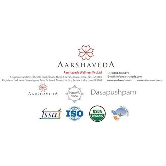 Aarshaveda Органический порошок амлы - 100% чистый и натуральный - способствует росту волос и ухаживает за кожей головы с витамином С, (200 г)