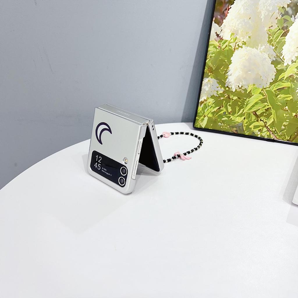 Гальванизированный Защитный Чехол для Samsung Galaxy Z Flip7/6/5 - Совместим с Японскими и Корейскими Мультфильмами